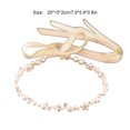 thumbnail image 4 of Guardurnaity Elegantes accesorios para el cabello de novia con perlas para boda, flores para mujer, exquisitas, no se decoloran fácilmente. Accesorio para el cabello, 4 of 6
