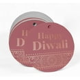 thumbnail image 2 of Inkdotpot Real Rose Gold Foil Happy Diwali Tags Favor Hang Paper Tags 50 Pieces, 2 of 6