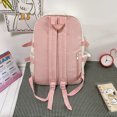 thumbnail image 1 of Bolsa Mochila casual Hit Color Student Girl Mochila Mochilas de viaje grandes (rosa) Ehuebsd Para Estrenar, 1 of 9