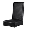 thumbnail image 1 of PU Dining Room Chair Cover Wedding Kitchen Decorative Protector Universal Size black, 1 of 7