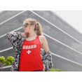 thumbnail image 5 of Guard Womens Ladies Tank Top Pool Ocean Lake Uniform Clothing (L) Red, 5 of 6