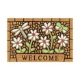 thumbnail image 1 of Halloween Decorations Spring and summer flowers , printed brown floor mats, 1 of 5