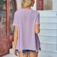 thumbnail image 6 of FAIWAD Women's Short Sleeve Cardigan Casual Summer Lightweight Open Front Solid Color Cardigans, 6 of 6
