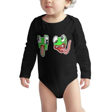 

Unspeakable Baby Girl Boy Crewneck Sweatshirt Long Sleeve Romper Oversized Bodysuit Pullover Tops Clothes 6-24 Months 12M