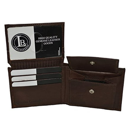 Boys Slim Compact Flap Id and Coin Pocket Bifold Wallet by