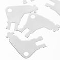 thumbnail image 2 of Miangastore 8pcs Universal Paper Towel Dispenser Key - Metal Toilet Paper Dispenser Key Easy to Use Replacement Key for Public Restrooms Offices, 2 of 8