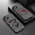 thumbnail image 4 of Sanrio-funda de Hello Kitty para teléfono, carcasa translúcida esmerilada para iPhone 15, 14, 13, 12, 11 Pro Max, mini, XS, XR, X, 8, 7, 6 Plus, SE, 4 of 5