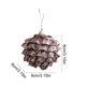 thumbnail image 3 of Bolas Navideñas Flocadas para Decoración Navideña. Se Pueden Usar Varios Estilos de Adornos para Árboles de Navidad para Otras Fiestas., 3 of 6