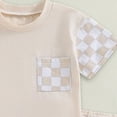 thumbnail image 6 of Summer Toddler Girl Clothes 2t 3t 4t 5t Embroidered Baby Girl Outfit 2 Piece Doll Neck Striped Shirt Shorts Set Kaprioy Fourth of July Baby Girl Outfit, 6 of 6