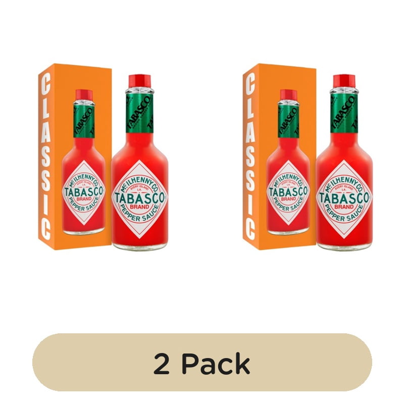 Tabasco Original Red Pepper Hot Sauce 350ml, British Import (Pack of 2)