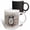 Multicolor, variant on 3drose, Image of Watercolor Blue Alarm Clock Art, 11oz Two-tone Red Mug