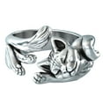 thumbnail image 2 of Opvise Opening Ring Vintage Jewelry Gift Anti-fade Unisex Wrap Open Ring for Party, 2 of 7