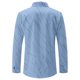 thumbnail image 4 of Blusa y camisa de manga larga con cuello vuelto para hombre, cárdigan liso a la moda con cuello vuelto, blusa de poliéster con botones para hombre, 4 of 6