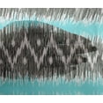 thumbnail image 4 of oneOone Tissu Viscose Chiffon Chevron Ikat Imprimé au Mètre 42 Pouces de Large, 4 of 4