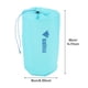 thumbnail image 3 of Bolsa deportiva impermeable con cordón, ligera y plegable de nailon. Azul cielo M, 3 of 9
