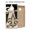 thumbnail image 6 of YouTheFan NFL New Orleans Saints 2' x 4' Cornhole Game, 6 of 6