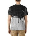 thumbnail image 2 of Ma Croix Mens Custom Graphic Print "Ink Drip" Short Sleeve T Shirt, 2 of 6