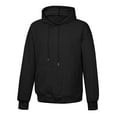 thumbnail image 5 of GigrtiJin Mens Cable Knitted Casual Hoodies Solid Color Drawstring Hooded Long Sleeve Tunic Tops Trendy Workout Sweatshirt, 5 of 5