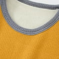 thumbnail image 5 of SuTry Kids Solid Color Print Fleece-Lined Vest Round Neck Warm Fall Winter Casual Thermal Underwear Sleeveless Tops for Children 2-15 Years(Yellow,2 Years), 5 of 9