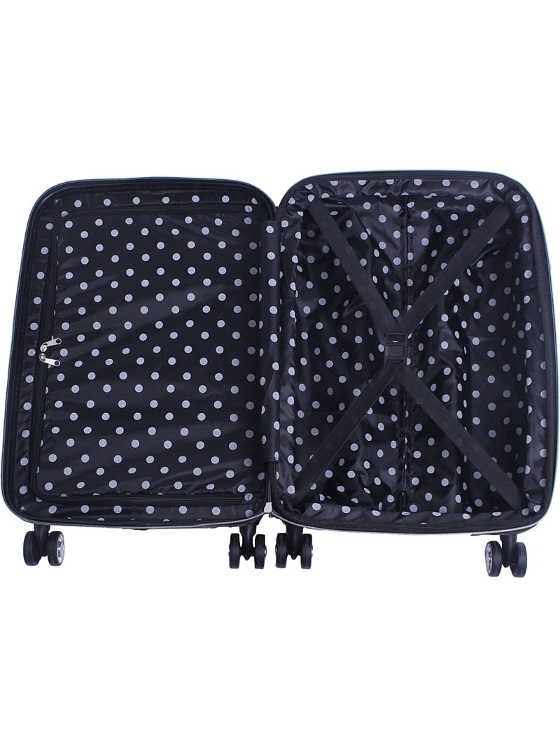Betsey Johnson Designer 20 Inch Carry On - Expandable (ABS + PC