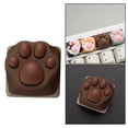 thumbnail image 4 of Teclado mecánico de silicona con forma de pata de gato para Cherry, accesorios profesionales marrón, 4 of 9