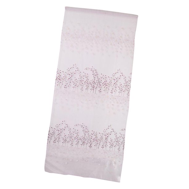Panel Bordada Voile Cortinas Gloria Púrpura 100x270cm Cortina bloqueada
