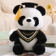thumbnail image 4 of Juguete conmemorativo de graduación Bufanda de médico Muñeco panda Bufanda de panda Juguete Decoración de graduación para la temporada de graduaciones, 4 of 7
