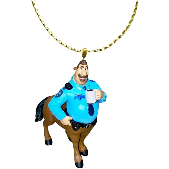 Onward Colt Bronco Police PVC Ornament Figure Figurine 3” Disney Holiday Charm