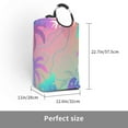 thumbnail image 3 of LNWH Laundry Basket, Modern Colorful Tropical Plants Foldable Laundry Hamper With Handles Waterproof, 50L Large Capacity, 3 of 6