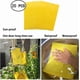thumbnail image 4 of 20 pcs Yellow Double Sided Fly Trap, Double Sided Yellow Traps for Flying Insects - Greenhouse And Outside, Aphids, Fungus Gnats, Mosquitoes, Aphids, 4 of 4