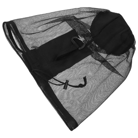 WRITWAA Large Multipurpose Sports Mesh Bag for Soccer Basketball Volleyball with Drawstring Hook