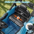 thumbnail image 4 of TOKTOO 12V Ride on Toys for Toddlers, Electric Ride on Car for Kids, Ride on Truck for Boys Girls with Parent Remote Control, Music Player, Blue, 4 of 9