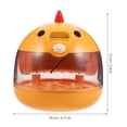 thumbnail image 4 of Incubadora de huevos pequeños para huevos de codorniz Temperatura automática inteligente y control de humedad Incubadora de aves portátiles para pollos lorados pájaros amarillo, 4 of 7