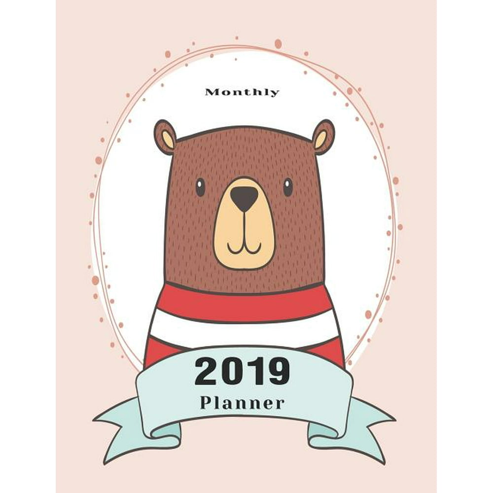 2019 Monthly Planner Beautiful Organizer Schedule Stylish Beautiful