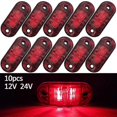 thumbnail image 1 of 2025 10PCS 24V Truck Car Lights Led Marker Car Light Bus Truck Lorry Side Marker Indicator Trailer Car Light Rear Side Lamp External Car Light, 1 of 4