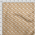 thumbnail image 4 of oneOone Georgette Viscose Orange Fabric Geometrical Sewing Material Print Fabric By The Yard 42 Inch Wide-aA, 4 of 5