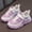 Purple, variant on Girls Fashion Sneakers All Season Kids Athletic Shoes Flat Platform Non- Lightweight Mesh Breathable Lace-Up Hook and Loop Casual