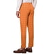 thumbnail image 3 of Pantalones de vestir de corte slim a cuadros para hombre con bolsillos 30 naranja, 3 of 6