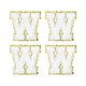 thumbnail image 1 of Parches de Letra de chenilla Unique Bargains blanco 3.1 Pulgadas, 1 of 5