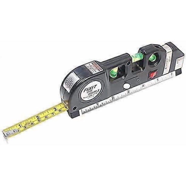Multifunction Portable Line Laser - Brighter Vertical Leveling Laser Levels - 4 in 1 Red Laser - Infrared Laser Level - Cross Laser Strip with 2.5m Ta
