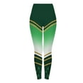 thumbnail image 4 of St.Patrick's Day Leggings for Women Green Graphic Printed Comfy Stretchy Casual Tights Sports Fitness Yoga Pants (M, Green), 4 of 9