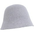 thumbnail image 2 of CoCopeaunts Wool Bucket Hats Autumn Winter Solid Color Simple Basin Caps Outdoor Warm Windproof Leisure Women Fisherman Hat, 2 of 8