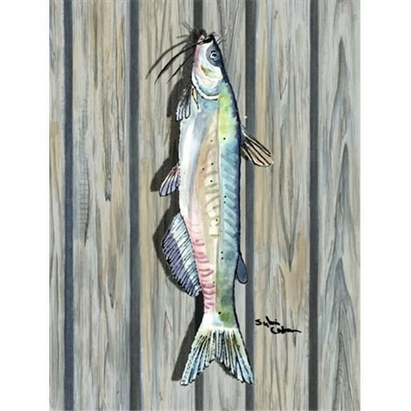 11 x 15 in. Fish Catfish Flag Garden Size