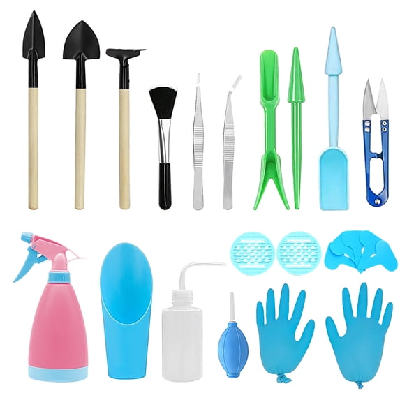 Succulent Transplanting Mini Garden Planting Bucket Shovel Hand Tools Set 23 Pcs;Succulent Transplanting Mini Garden Planting Shovel Hand Tools Set 23 Pcs