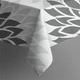 thumbnail image 2 of Gray Floral Pattern Rectangle Tablecloth 60"x120",Waterproof Polyester Rectangle Table Cloth, Wipeable Spillproof Polyester Tablecloth for Dining, Camping, Indoor and Outdoor, 2 of 6