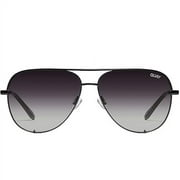Quay High Key Medium Polarized Sunglasses Black Fade