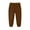 Brown, variant on ZACPNCV Toddler Boys and Girls Elastic Sweatpants Jogger Pants Solid Color Casual Sweatpants Brown 3-4 Years