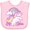 AD-Pink, variant on Inktastic Big Sister Unicorn Girls Baby Bib