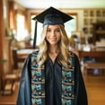 thumbnail image 6 of Kdxio Adorable Blue Baby Dragon Graduation Stole Class, Graduation Sash, Unisex Adult 36" Academic Commencements-Flattened, 6 of 7