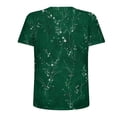 thumbnail image 5 of T Shirts for Women, Womens Short Sleeve Tops Dressy Summer O Neck Casual Trendy Blouses Tunic Tops, 5 of 5